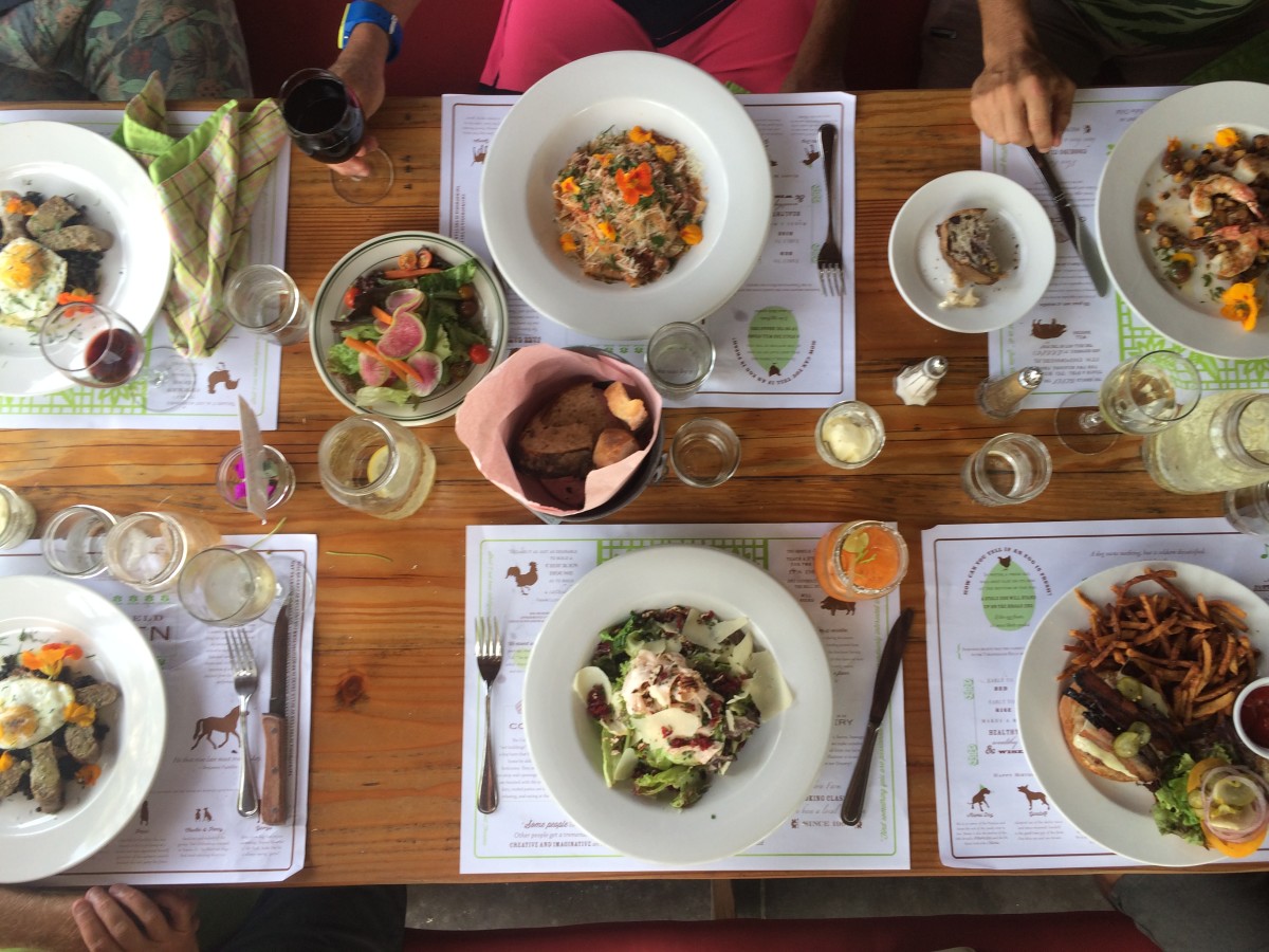 an incredible edible spread at the legendary Flora Farm. Photo: Anastasia Ashley
