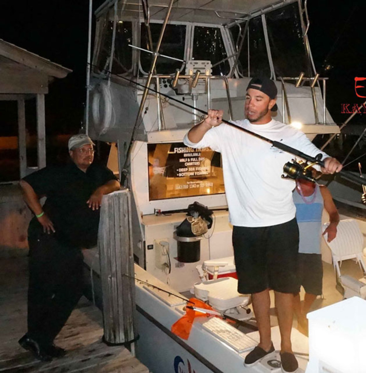 Undergunned? Definitely! EKF official Doug Perez checks out the Penn Spinfisher 6500 LL and medium-heavy Penn Rampage combo that connected Matt Eckert to a blue marlin for 11 hours and 30 miles.
