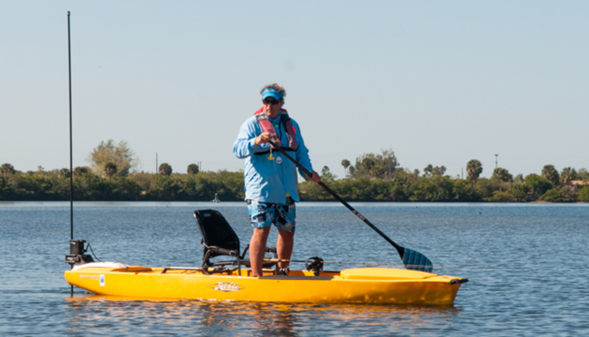 Packing a stand-up paddle will make that stand-tall kayak much easier to maneuver while sight fishing.
