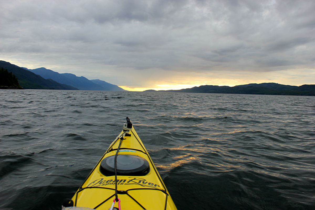 Sunset, and miles to go before I sleep. Photo courtesy Russell Henry