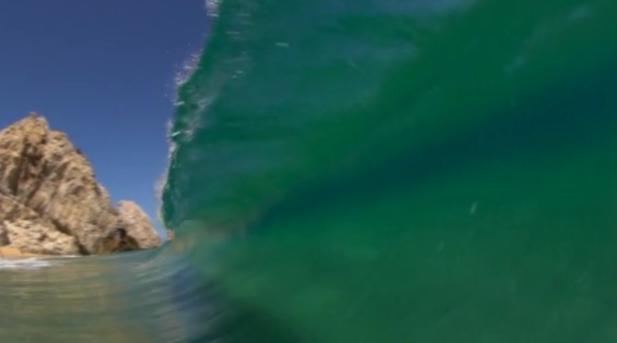 There is some seriously heavy shorebreak pounders at Divorce Beach: Be advised! Photo: Framegrab, Daren Crawford