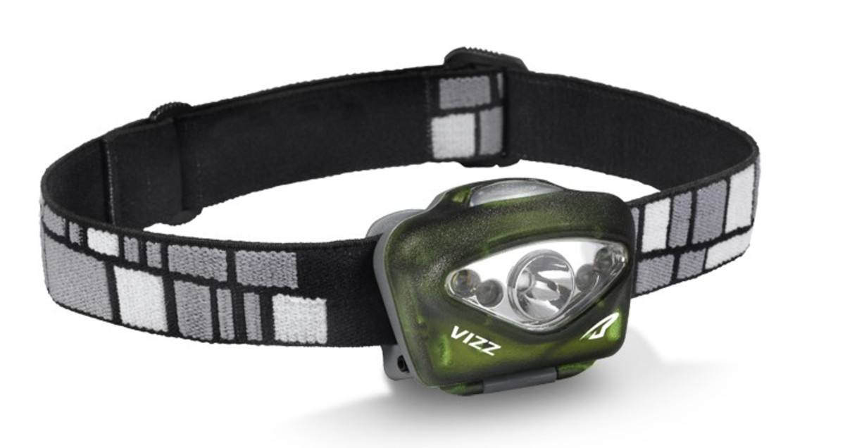 Princeton Tec Vizz headlamp in green. Photo courtesy Princeton Tec