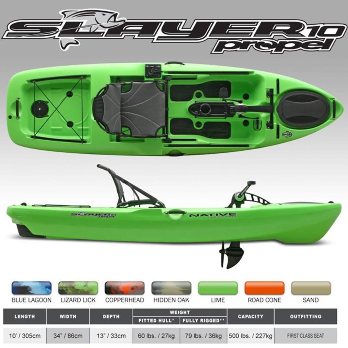 New for 2014, the Native Slayer Propel 10 spins the company's pedal powered performer into a compact size.