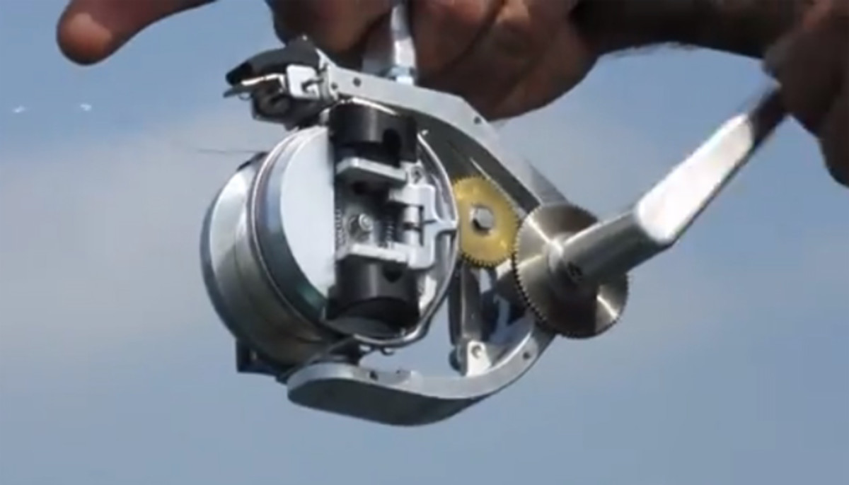 The Straightcast Reel defies description. It casts like a spinner and retrieves like a baitcaster. Pretty clever.