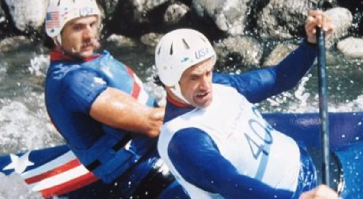 Casey McEwan's father Jamie, with C2 partner Lecky Haller in their competitive heyday.