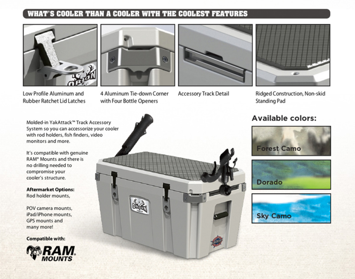 Jackson Kayak Launches Orion Coolers Coolers come fully featured