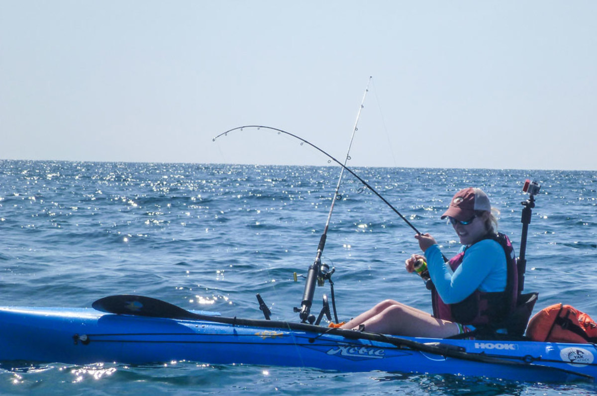 Photo courtesy of Sarah Meier | Ocean fishing in a Hobie Revolution 13