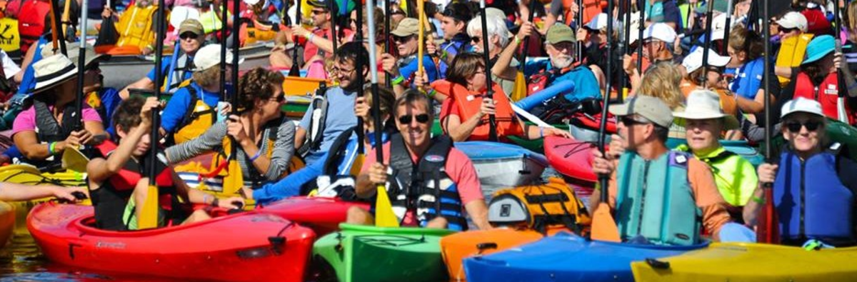 A scene from Raft-A-Palooza 2013.