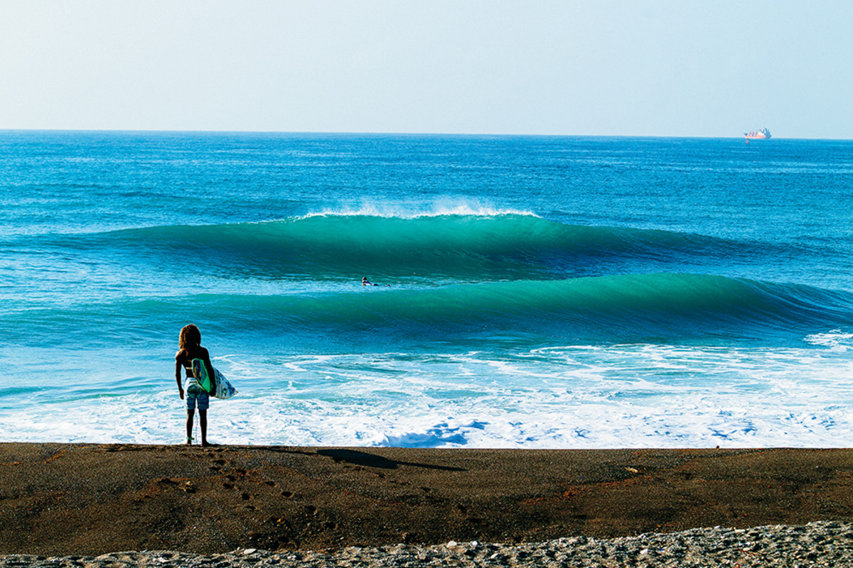 Jamaica is holding good vibes and epic surf. Photo: Grant Ellis/Surfer Magazine