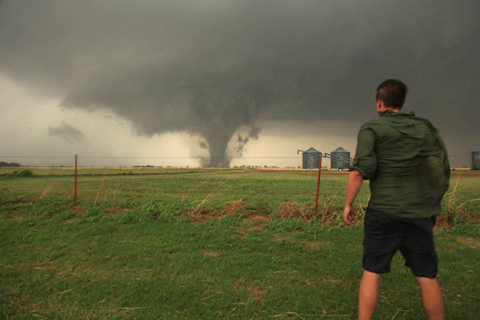 Go into the storm with tornado chaser Reed Timmer Men's