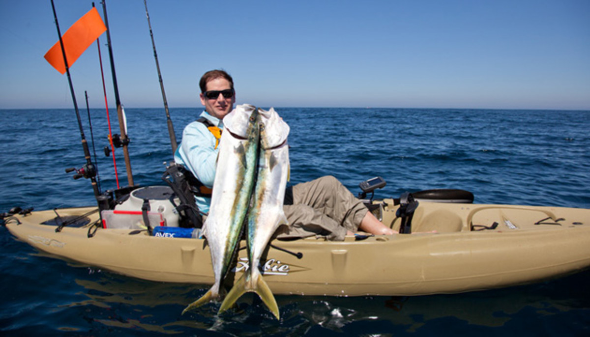 Hobie packed the 2015 Mirage Outback with improvements including the outstanding Vantage seat. Our early review conclusion? Two fish up!
