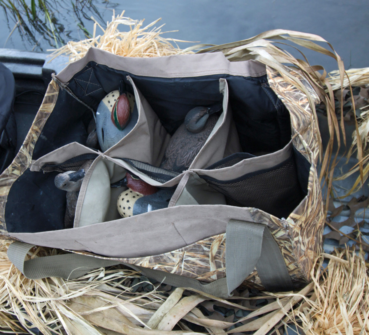 Ducky: Adam Corry's decoy bag.