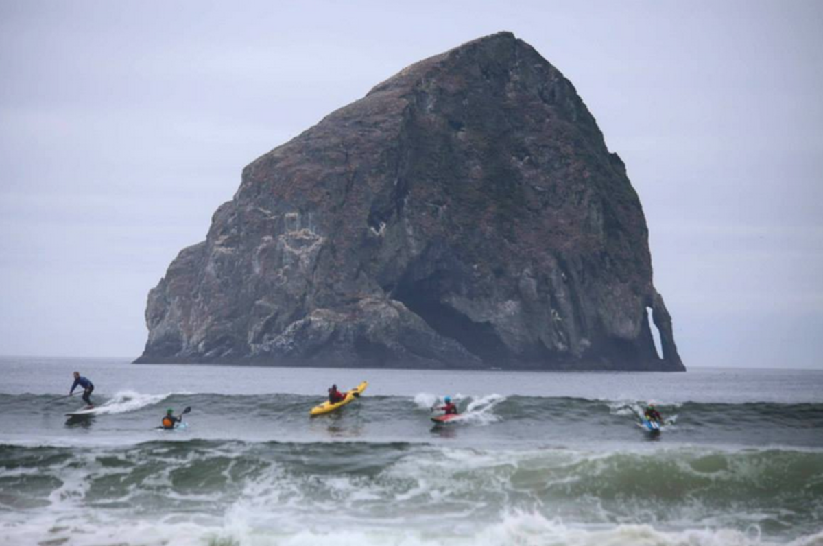 Party Wave! Photo Courtesy Alder Creek Kayak and Canoe.