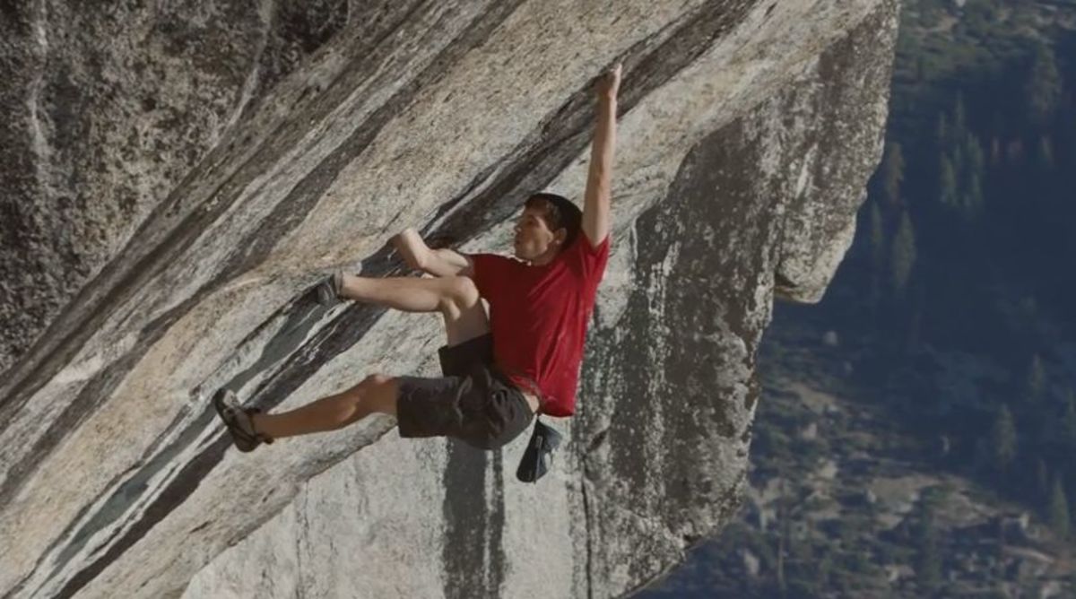 The first time Alex Honnold free-soloed the route was in 2011, the same yea...