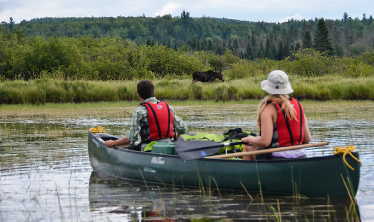 Canoe Maine. Upper St. John River. Photo by Dave Conley