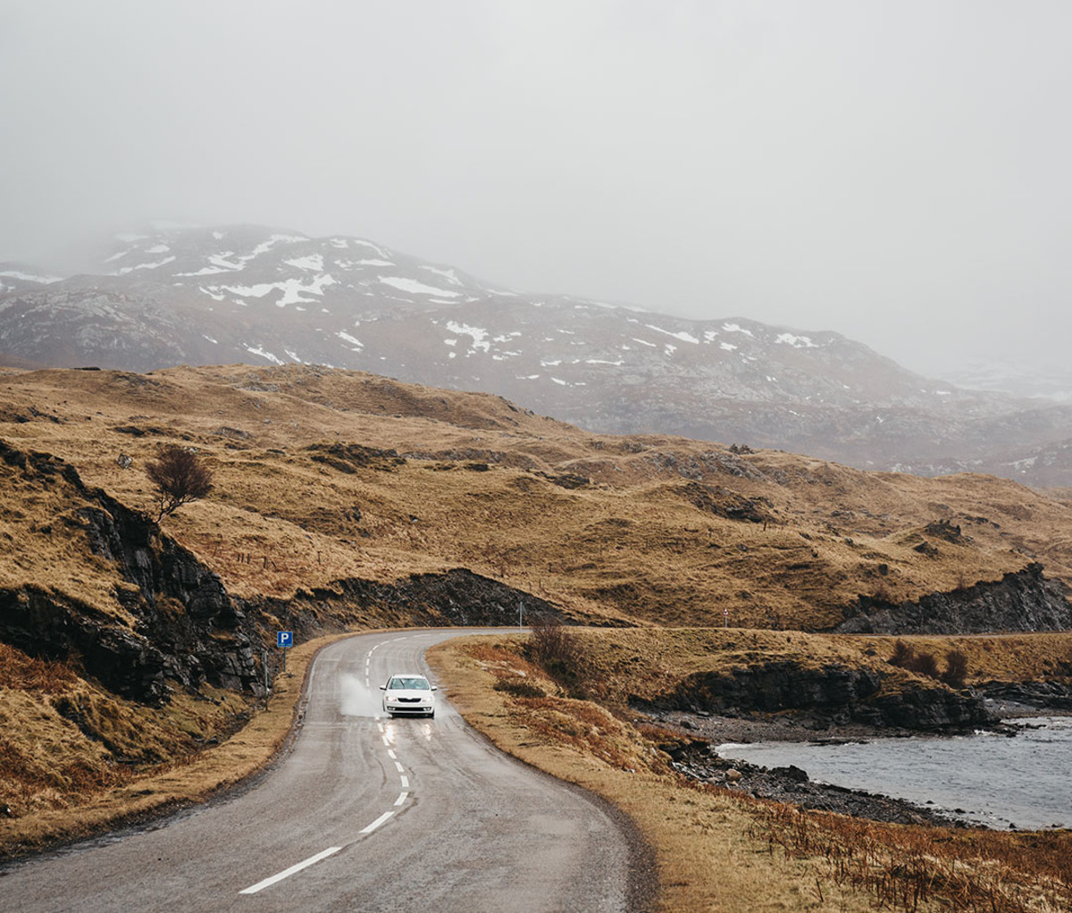 The Scottish Highlands near Lochinver