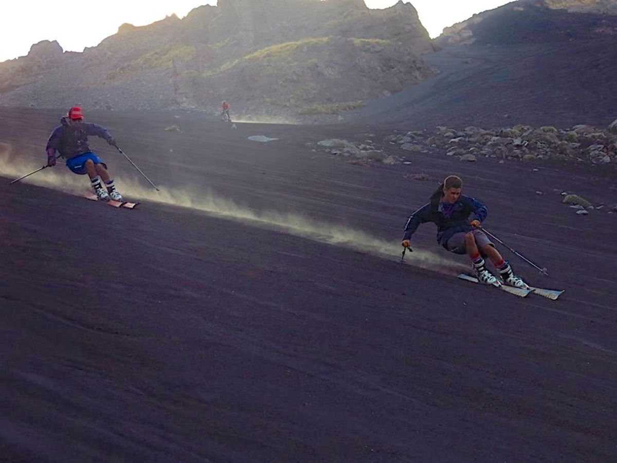 mount etna skiing
