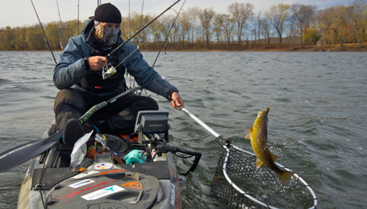What's your net worth? Landing a fish from a kayak takes a few specific skills. Jeff Little photo.