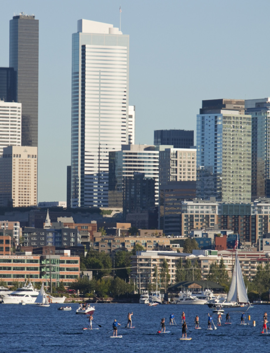 north american SUP destination, seattle, washington, puget sound, stand up paddle boarding, rob casey