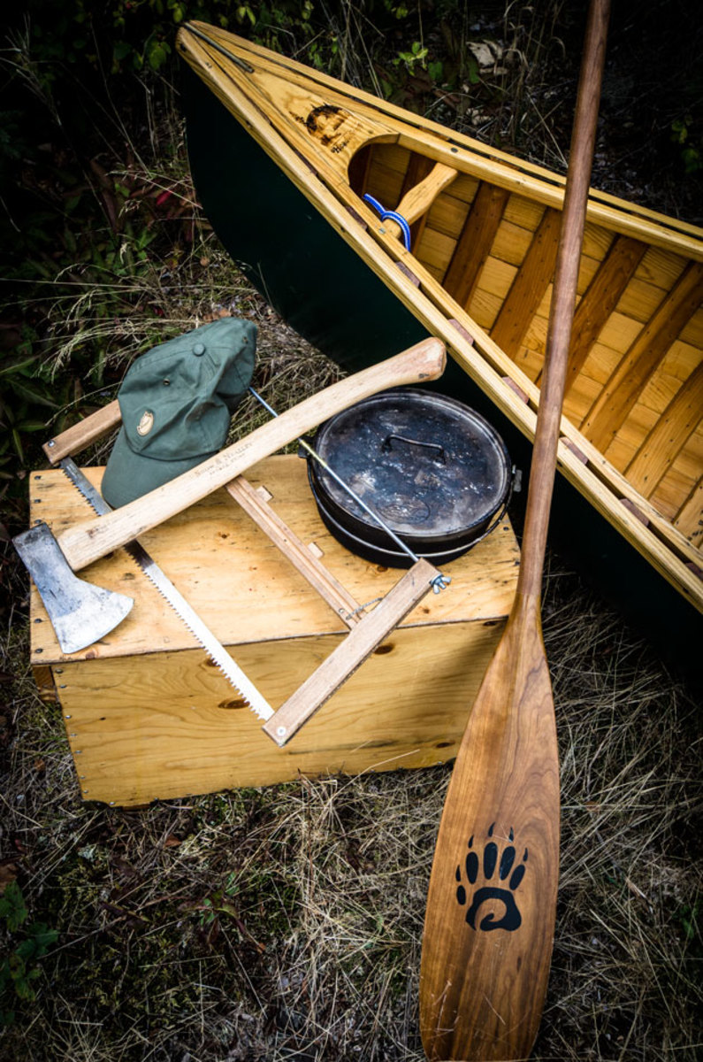 Vintage Homemade Paddling gear
