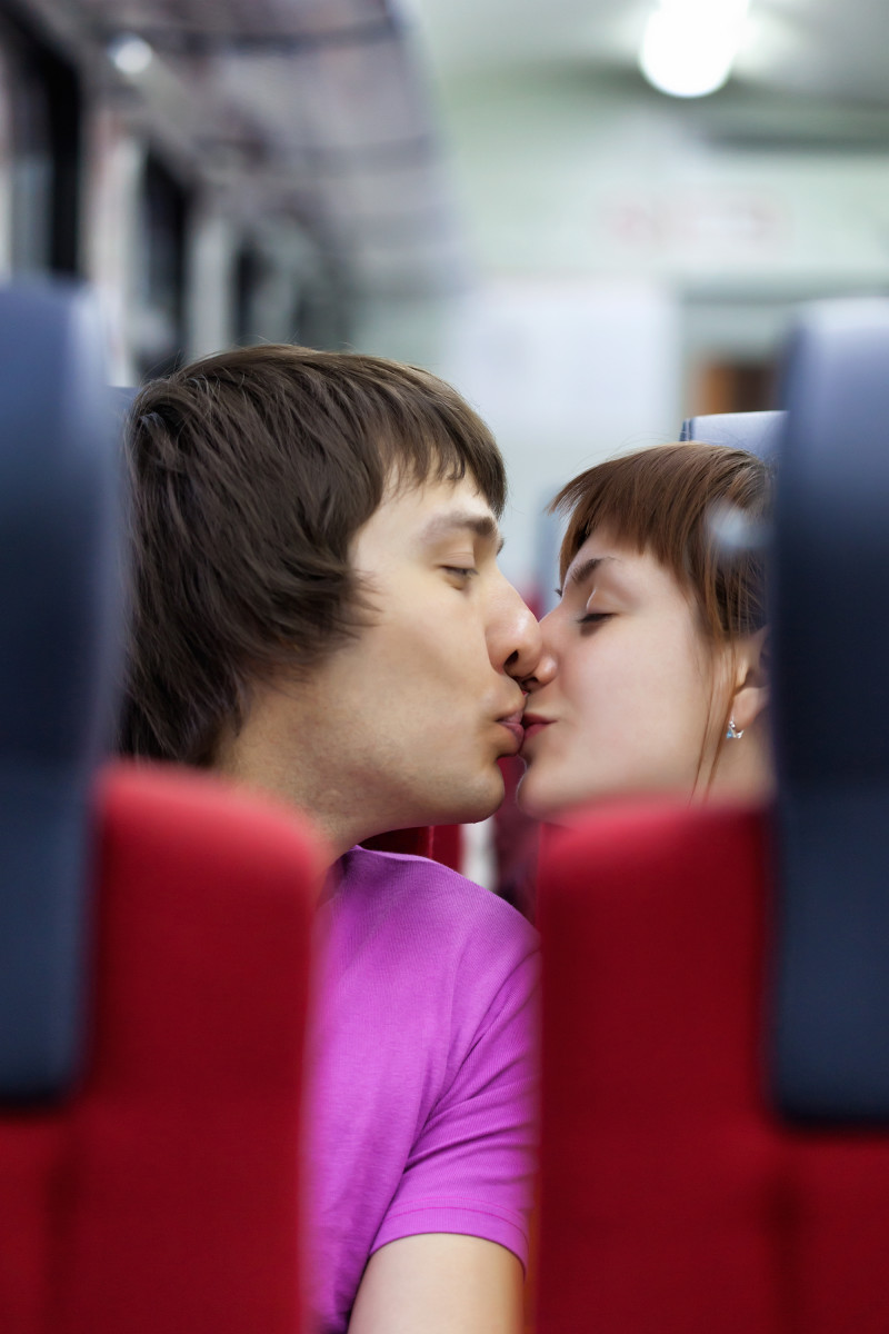 Couple kissing