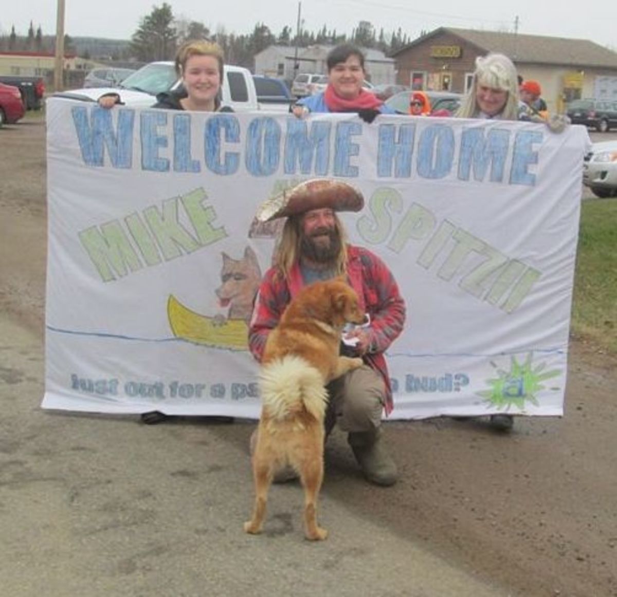 Mike Ranta is welcomed home