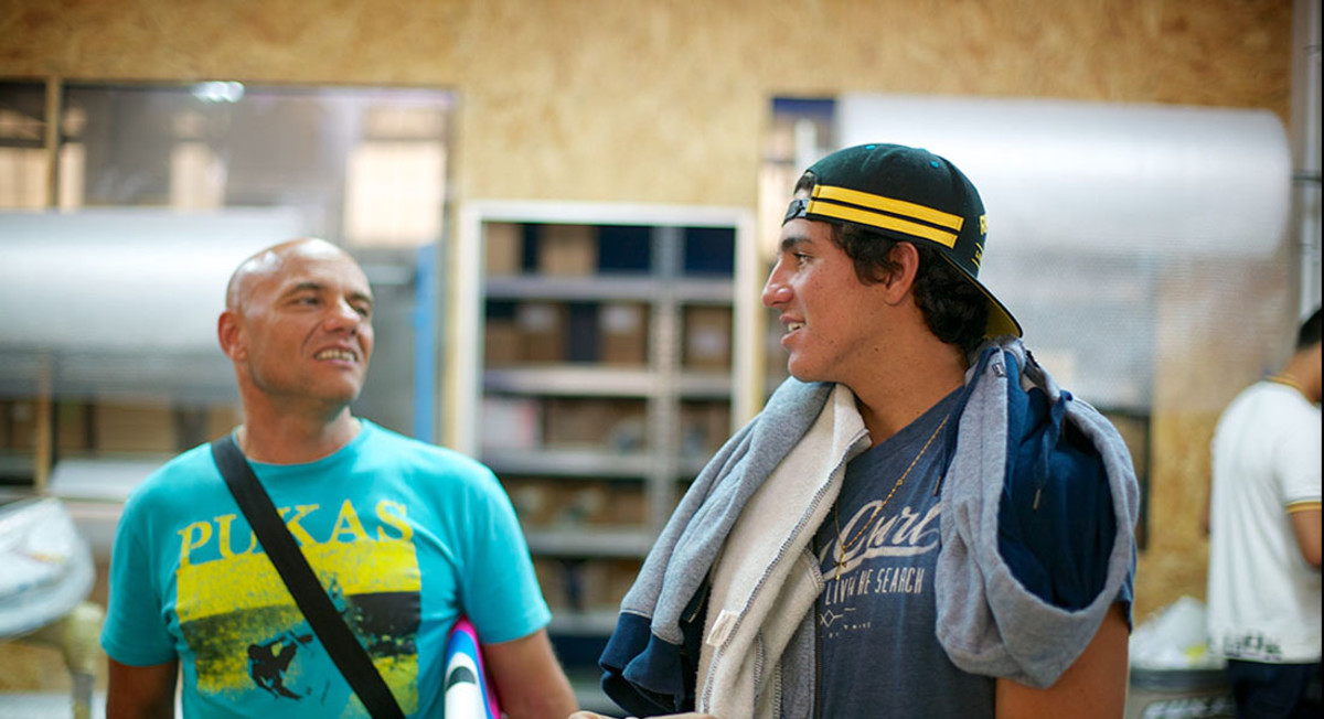 Johnny Cabianca and Gabriel Medina