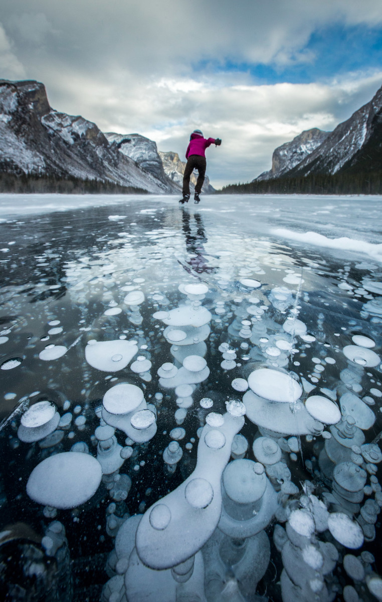 frozen lake