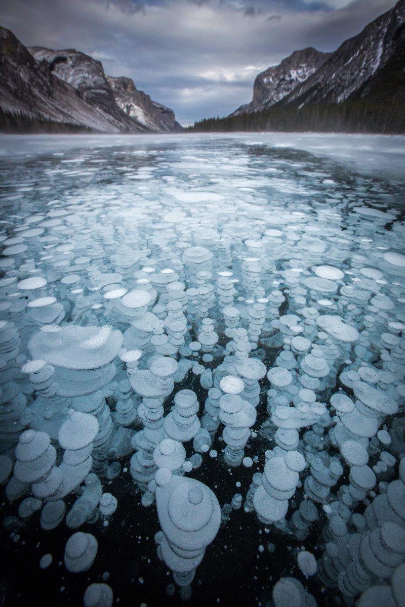 Methane bubbles