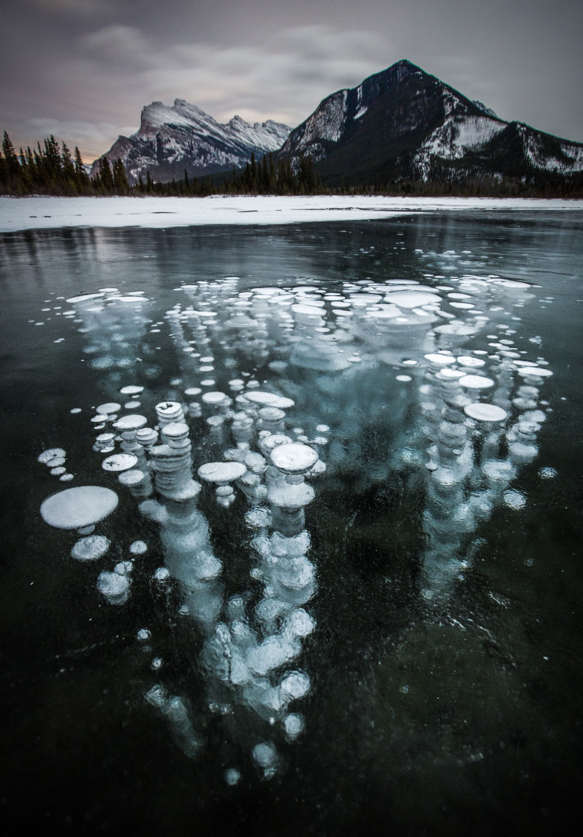 Methane bubbles