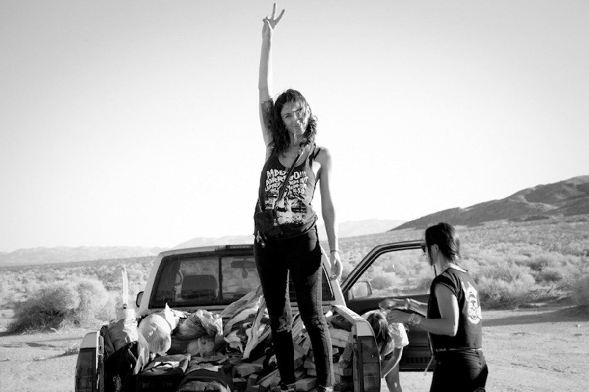 The only rules at a Babes Ride Out rally? No 'Tudes, No Dudes; Photo by Jennie Warren