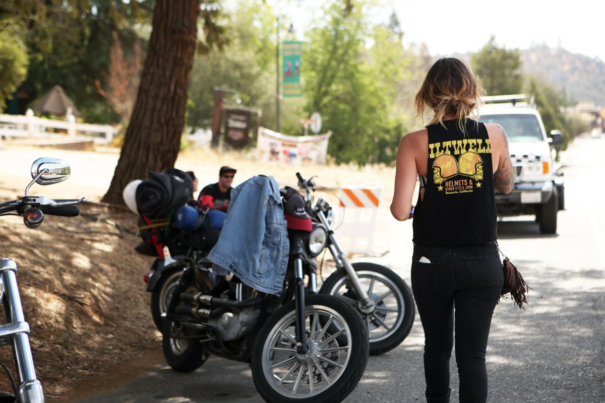 Both Ellis and Violet say an all-female bike rally was a much needed means to network between riders; Photo by Geoff Kowalchuk