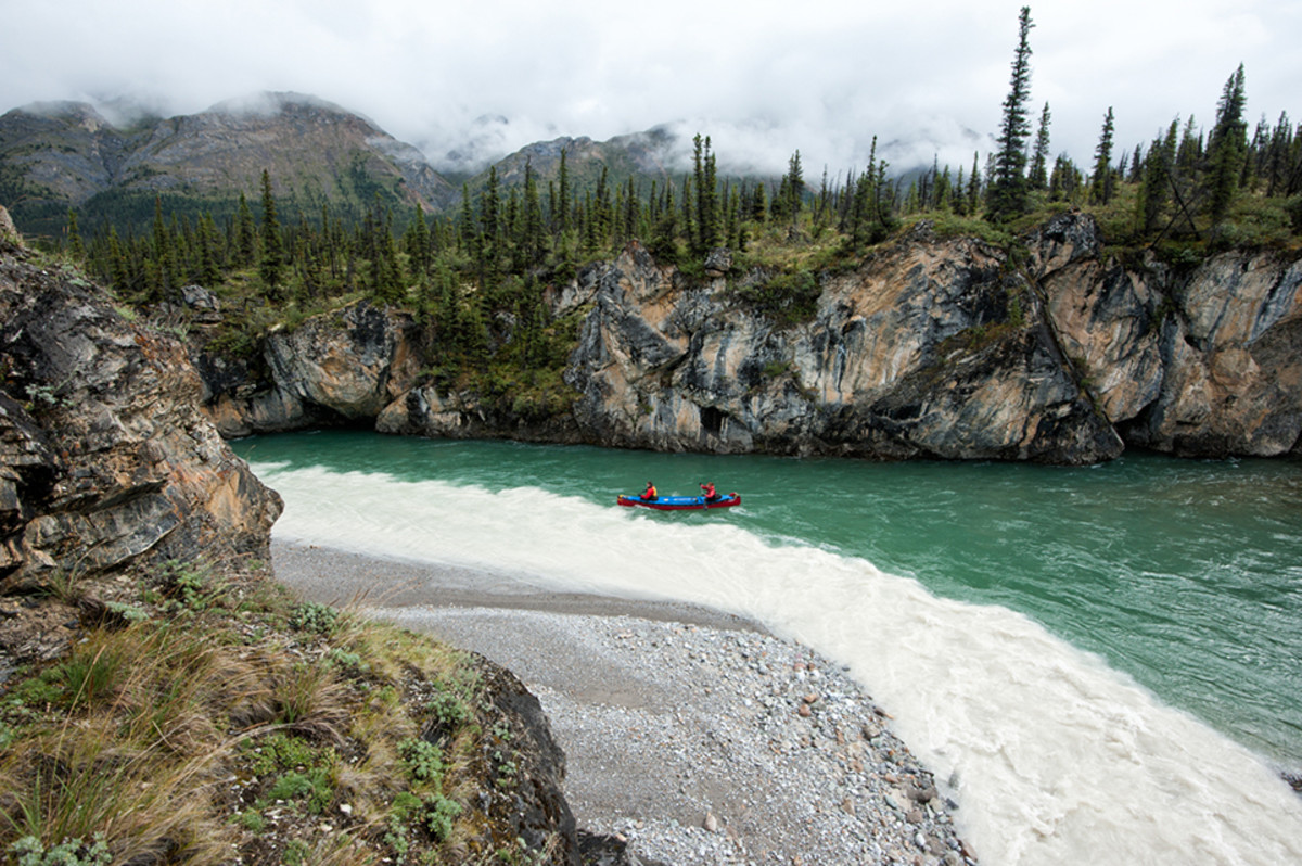 snake river, peel river, peel watershed, canoe, yukon, canoeing