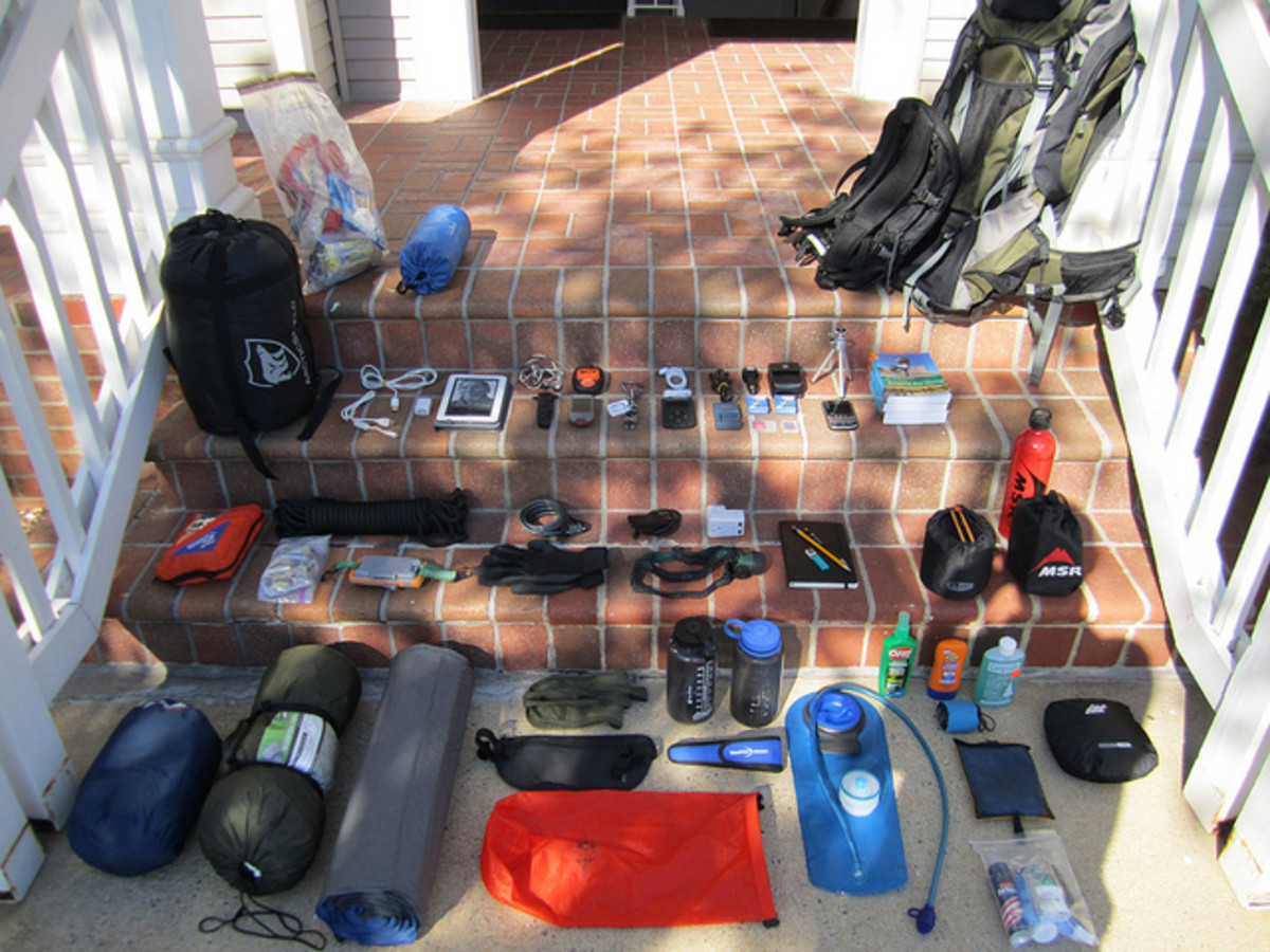 All the gear you can buy for a backpacking trip. Courtesy of J Bradley Snyder on Flickr