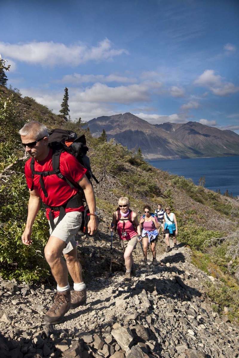 King's Throne trail is easy enough for the whole family (but it still looks badass); Photo courtesy of Yukon Wild