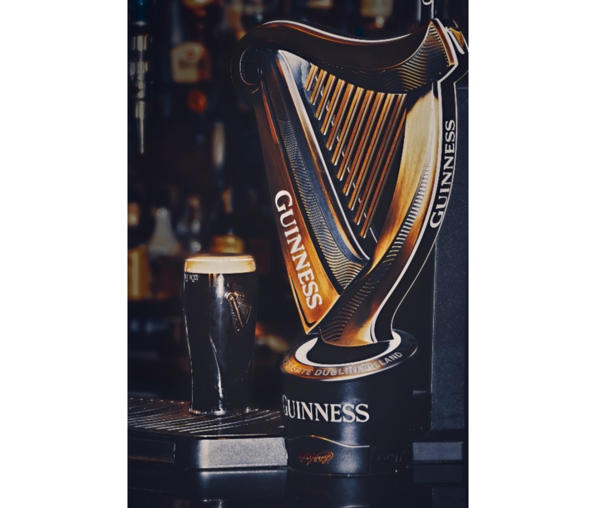 Guinness on tap