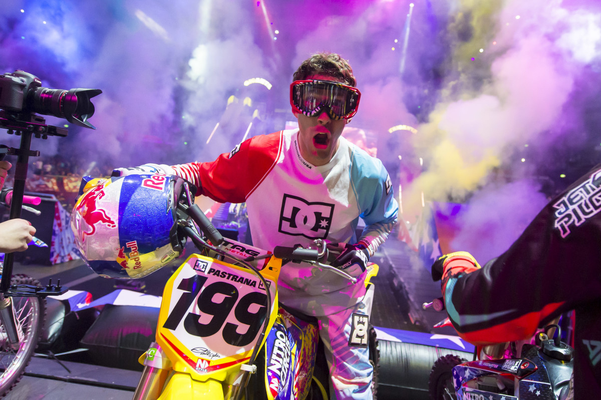 Travis Pastrana, a circus clown for the 21st century. Photo courtesy Nitro Circus.