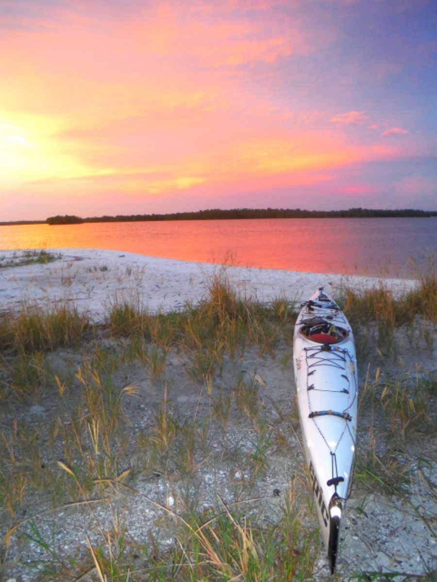 Sunset on the Florida Circumnaviagional Photo courtesy Mary Mangiapia.