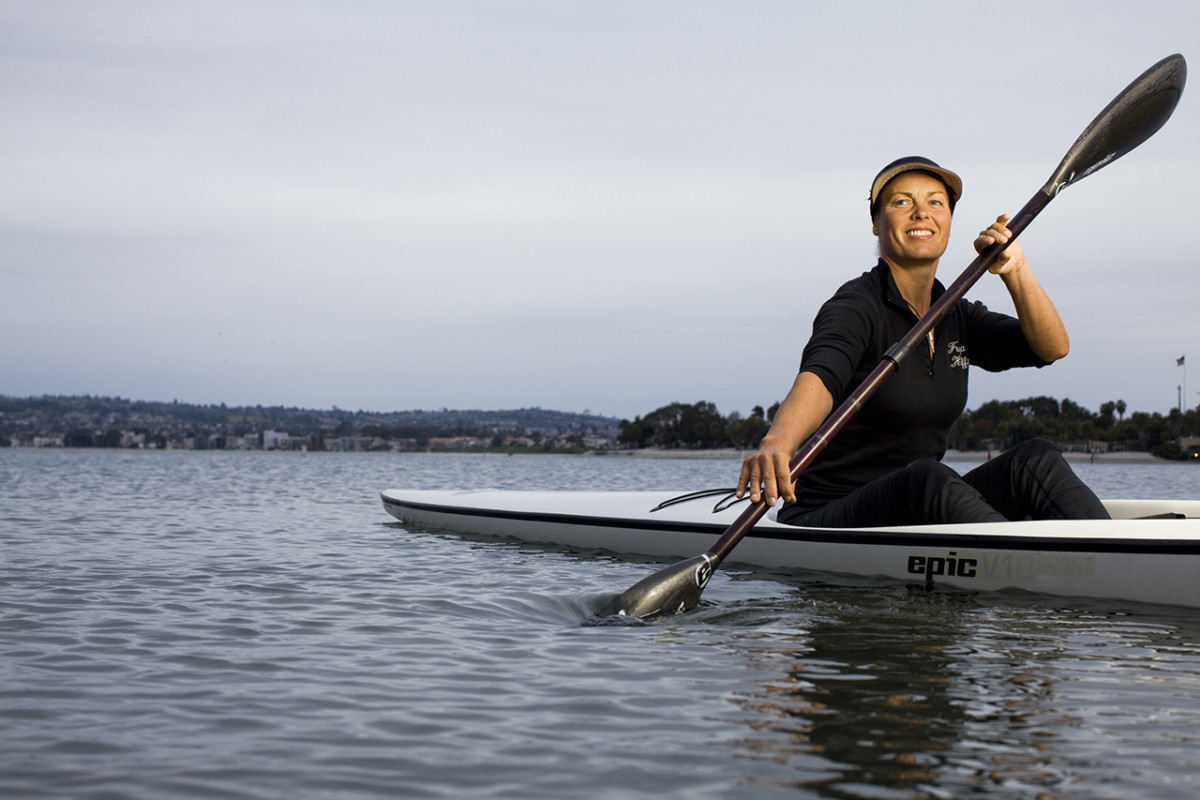 Hoffmeister during a cover shoot with Canoe & Kayak magazine. Photo Robert Zaleski