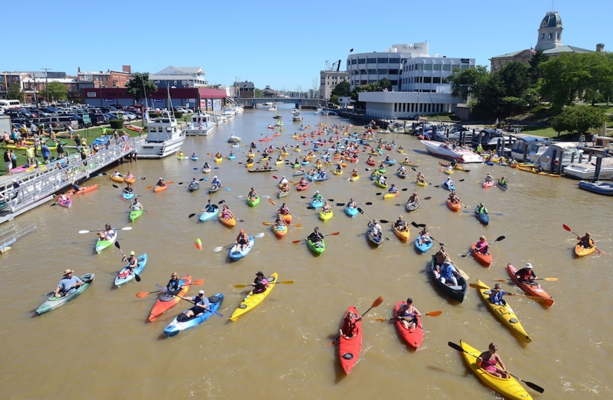 Island-loop-route Island-loop-water-trail Michigan Paddle and Pour event in Port Huron, Michigan