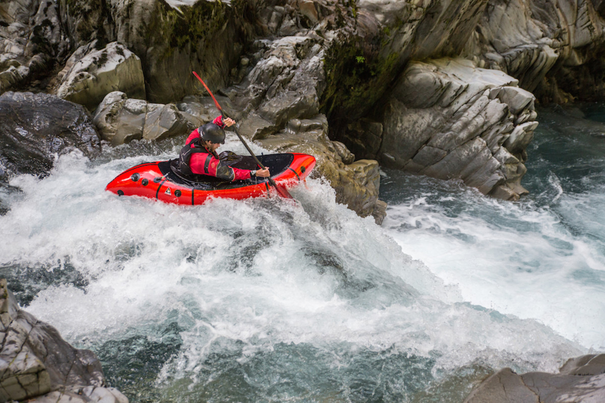 Alpackalypse Now: Alpacka's latest and greatest on Washington's Elwha River. Photo by David Spiegel.