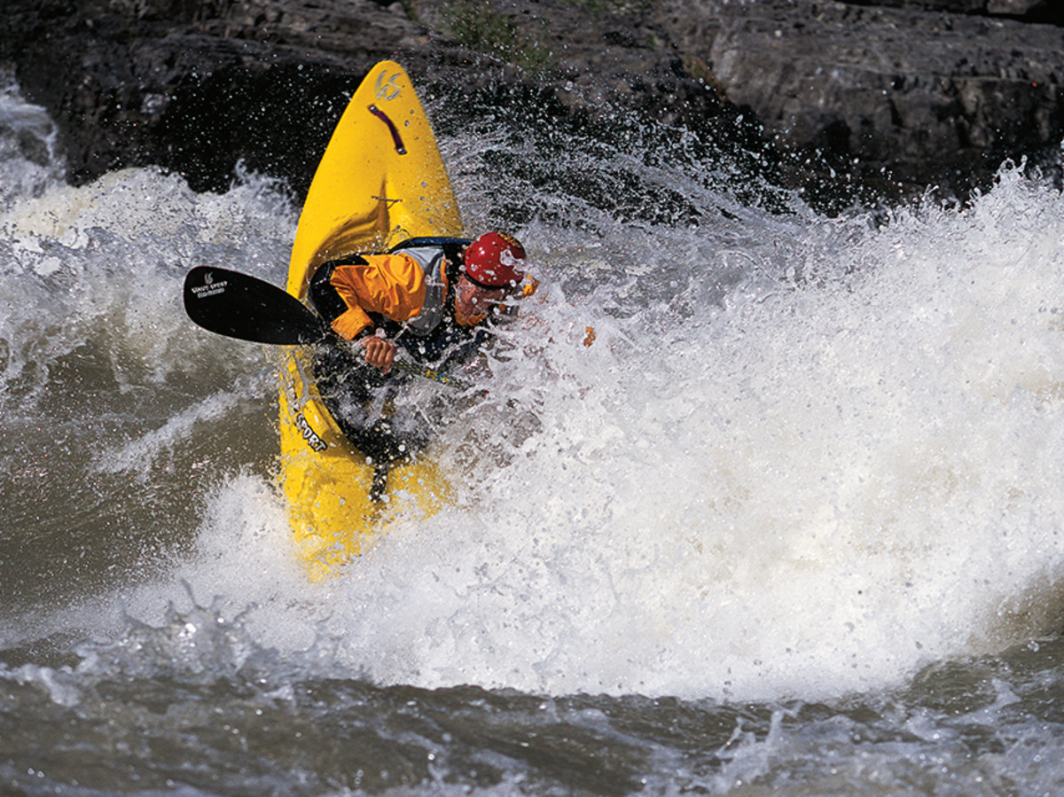 Vintage Gavere. Photo by Taylor Robertson, originally featured in C&K's 2009 Whitewater annual 'Standing Tall' feature.