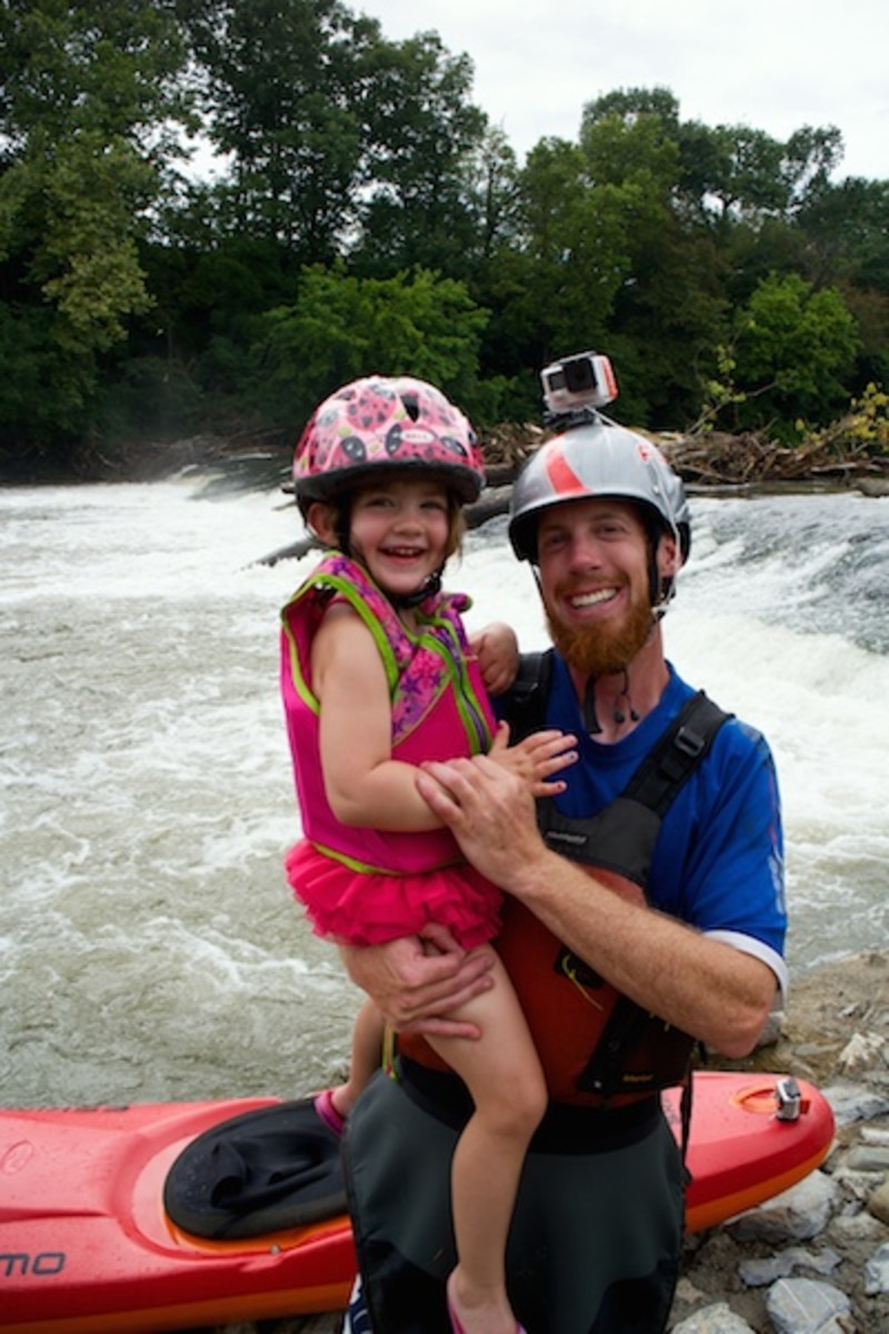 At Kemps Mill Dam, Conococheague Creek. Photo by Melissa Miller.
