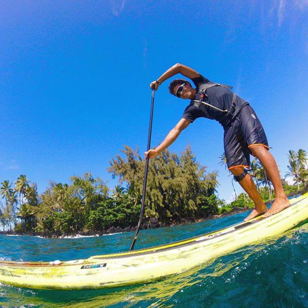 Kai starts a downwinder in preparation for M2O 2015. Photo: Kai Lenny