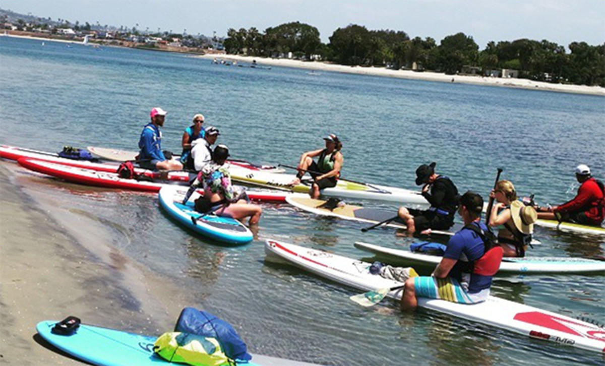 Tim Chandler TRY Standup Paddle