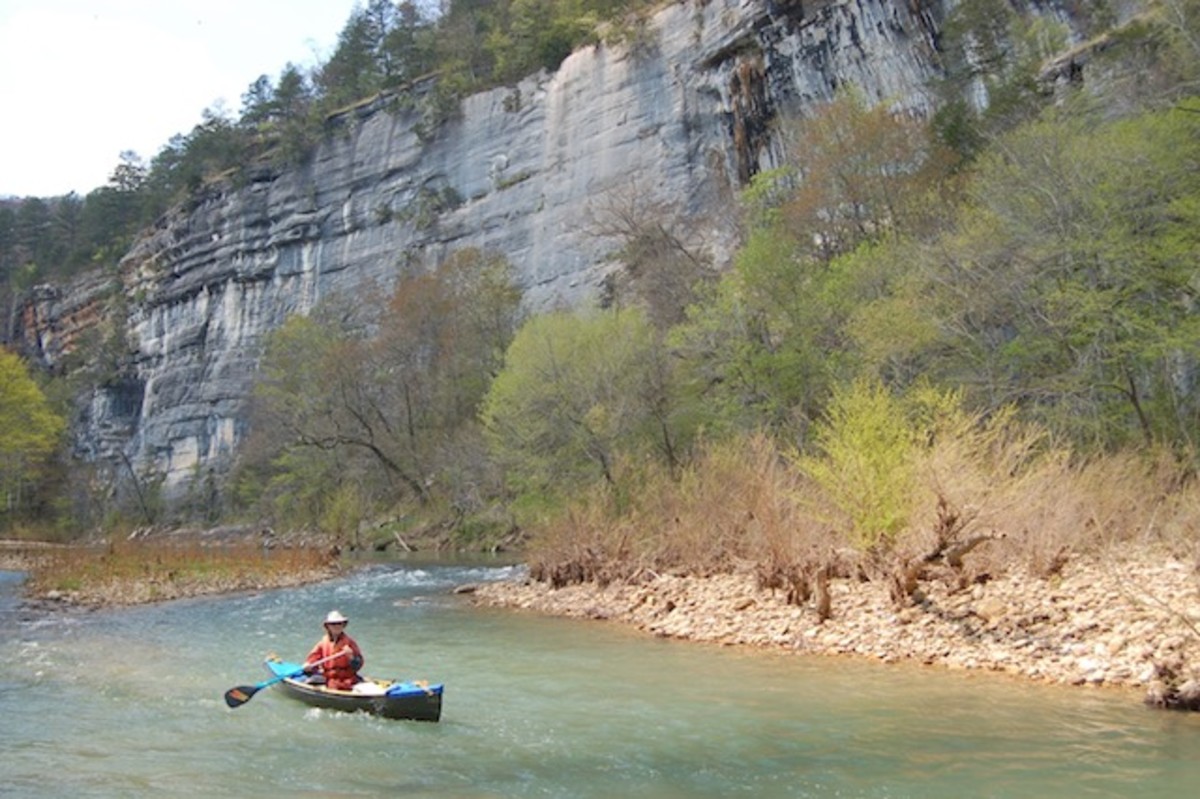 On the Buffalo River, Arkansas. Photo by Larry Rice