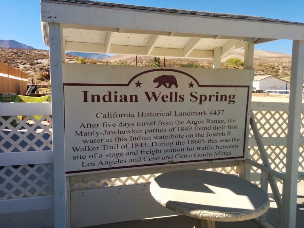 A sign adjacent to the picnic area at Indian Wells Brewing. Photo: Krcmar. 