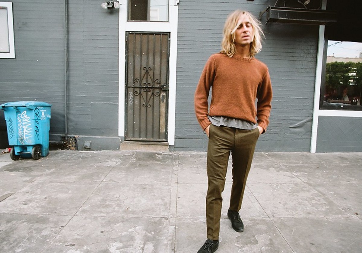 Knost styling in his RVCA collection threads. Photo by RVCA