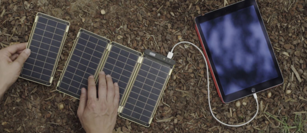 The Solar Paper charger 