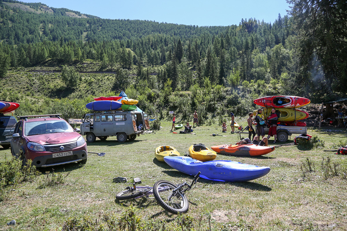 All ready to go up for another run. Photo: Max Irman